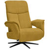 RELAXSESSEL in Textil Currygelb  - Currygelb/Schwarz, Design, Textil/Metall (78/101/88cm) - Welnova