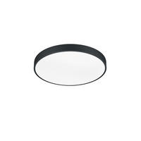 LED-DECKENLEUCHTE  49,5/6,5 cm    - Weiss/Schwarz, Basics, Kunststoff/Metall (49,5/6,5cm) - Trio Leuchten