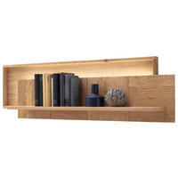 NÁSTENNÁ POLICA, trámový dub, dub bianco, 137/40/26 cm - dub bianco, Design, drevo/kompozitné drevo (137/40/26cm) - MID.YOU