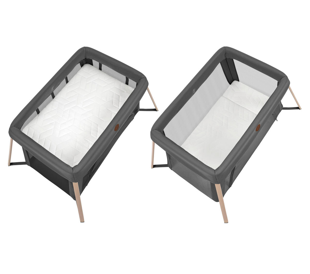 REISEBETT Calao Light Dunkelgrau  - Dunkelgrau, Basics, Karton/Papier (111/60/87cm) - Maxi-Cosi