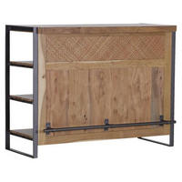 BAR Akaziefarben  140/106/53 cm  - Anthrazit/Akaziefarben, Trend, Holz/Metall (140/106/53cm) - Carryhome