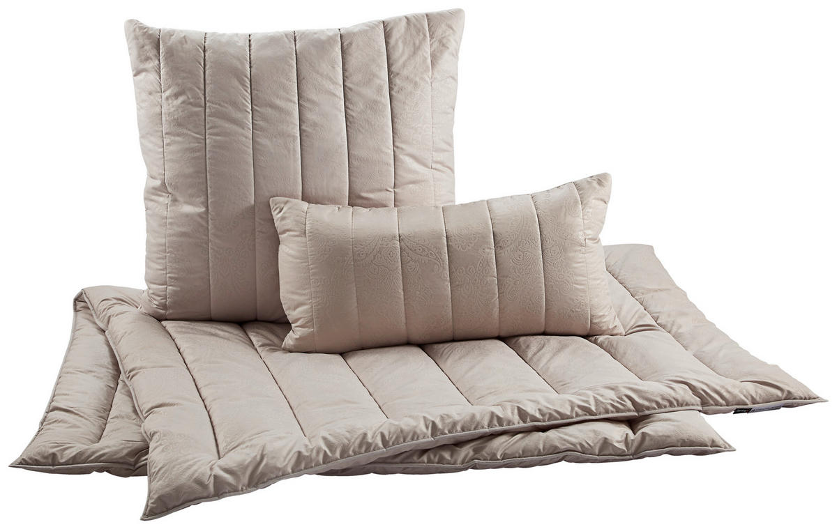 GANZJAHRESDECKE  Cosy  135/200 cm   - Hellgrau, Basics, Textil (135/200cm) - Centa-Star