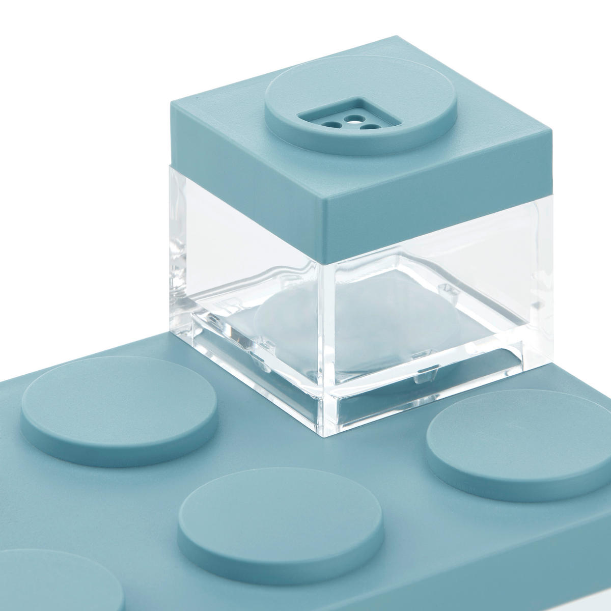VORRATSDOSE 1,5 L  - Blau/Transparent, Kunststoff (10/20/10,5cm)