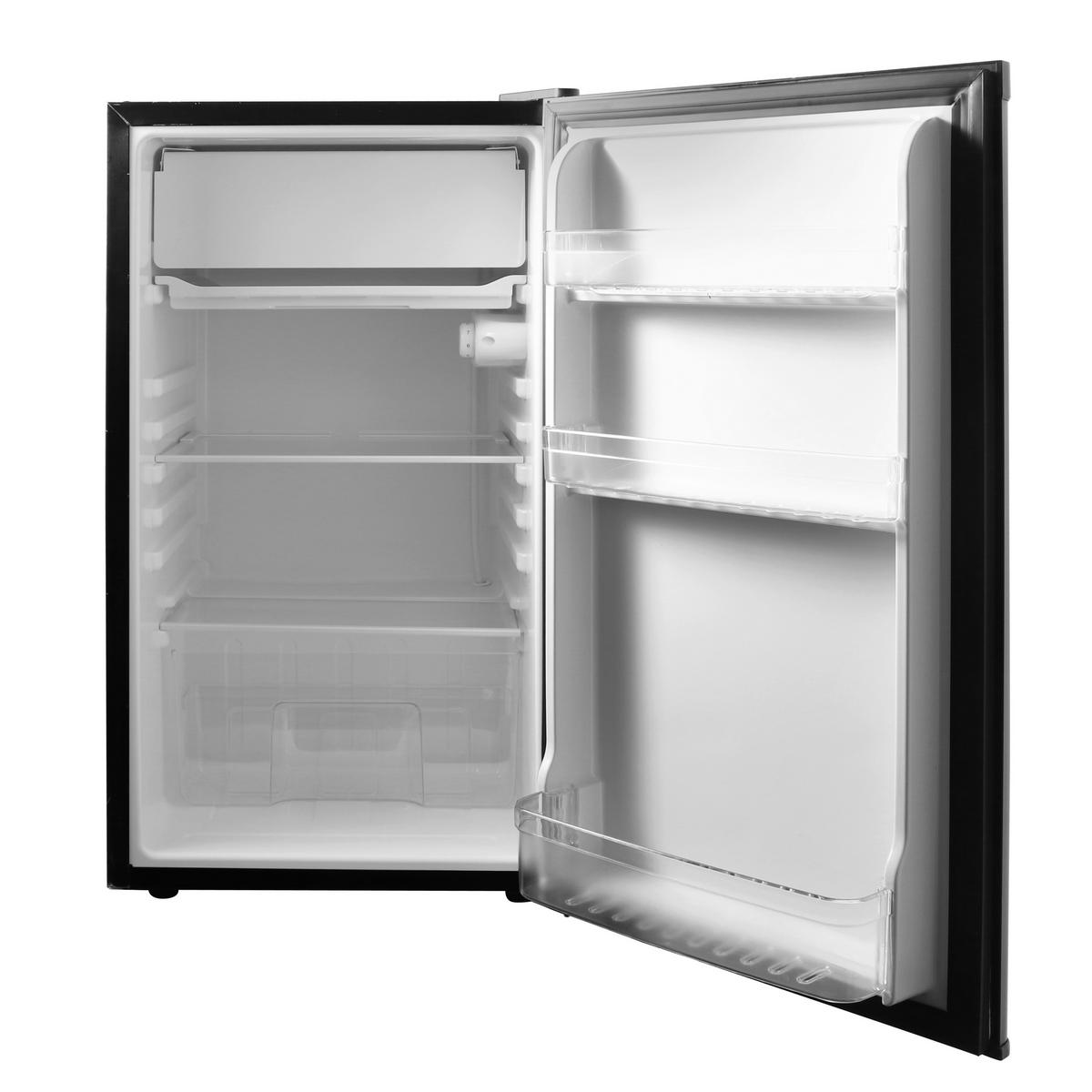 KÜHLSCHRANK 52690003/01  - Schwarz, Basics, Glas/Kunststoff (44,5/49/79,2cm) - Atrigo