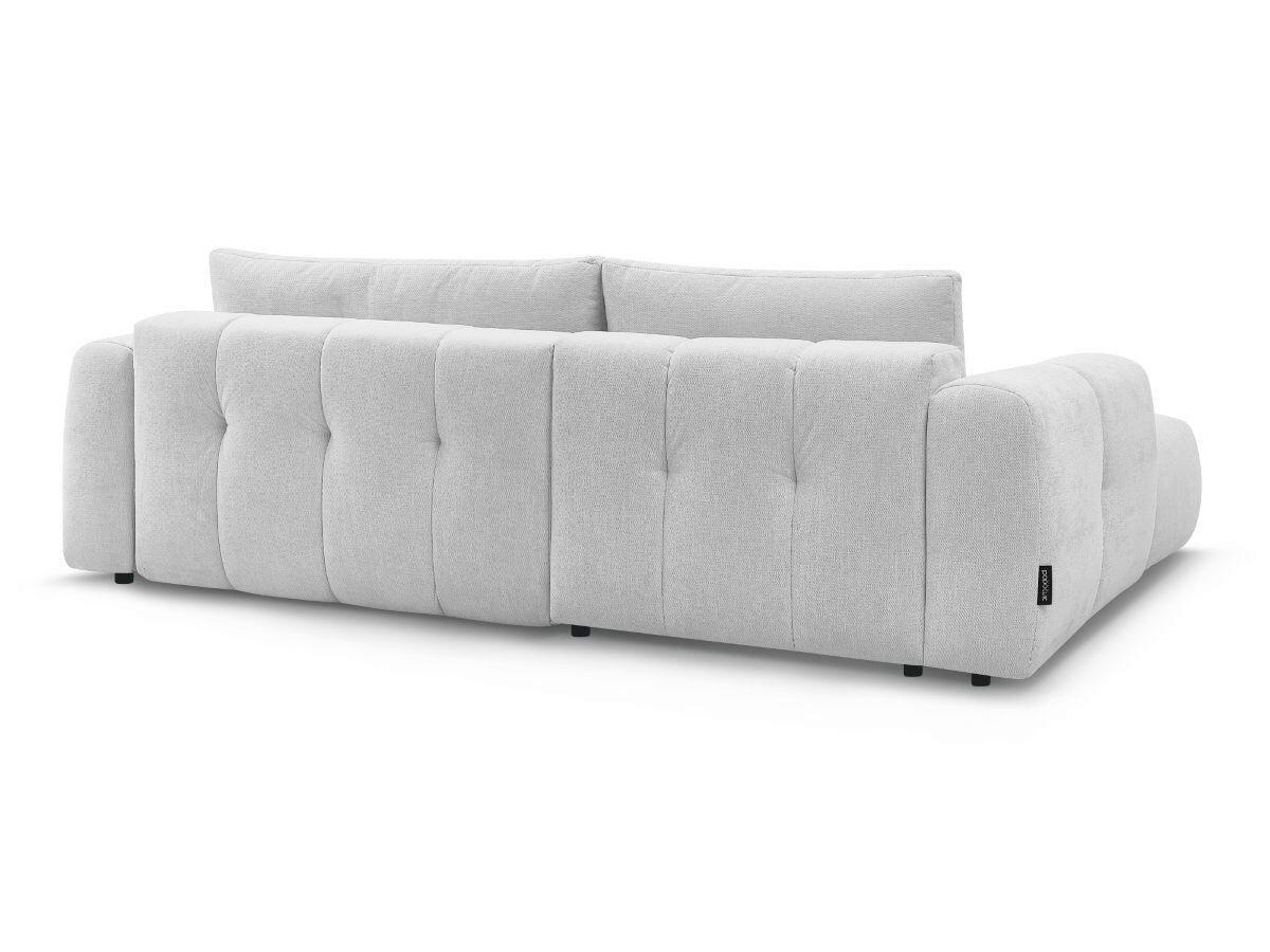 ECKSCHLAFSOFA FUJI Leinenoptik Hellgrau  inkl.  - Hellgrau/Schwarz, MODERN, Kunststoff/Textil (160/292cm)