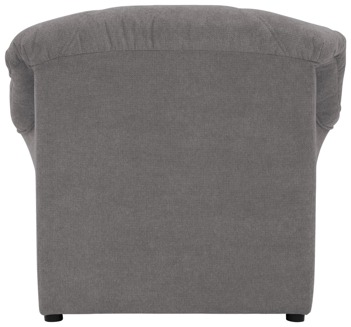 SESSEL Mikrofaser Dunkelgrau    - Dunkelgrau/Schwarz, KONVENTIONELL, Kunststoff/Textil (99/84/82cm) - MID.YOU