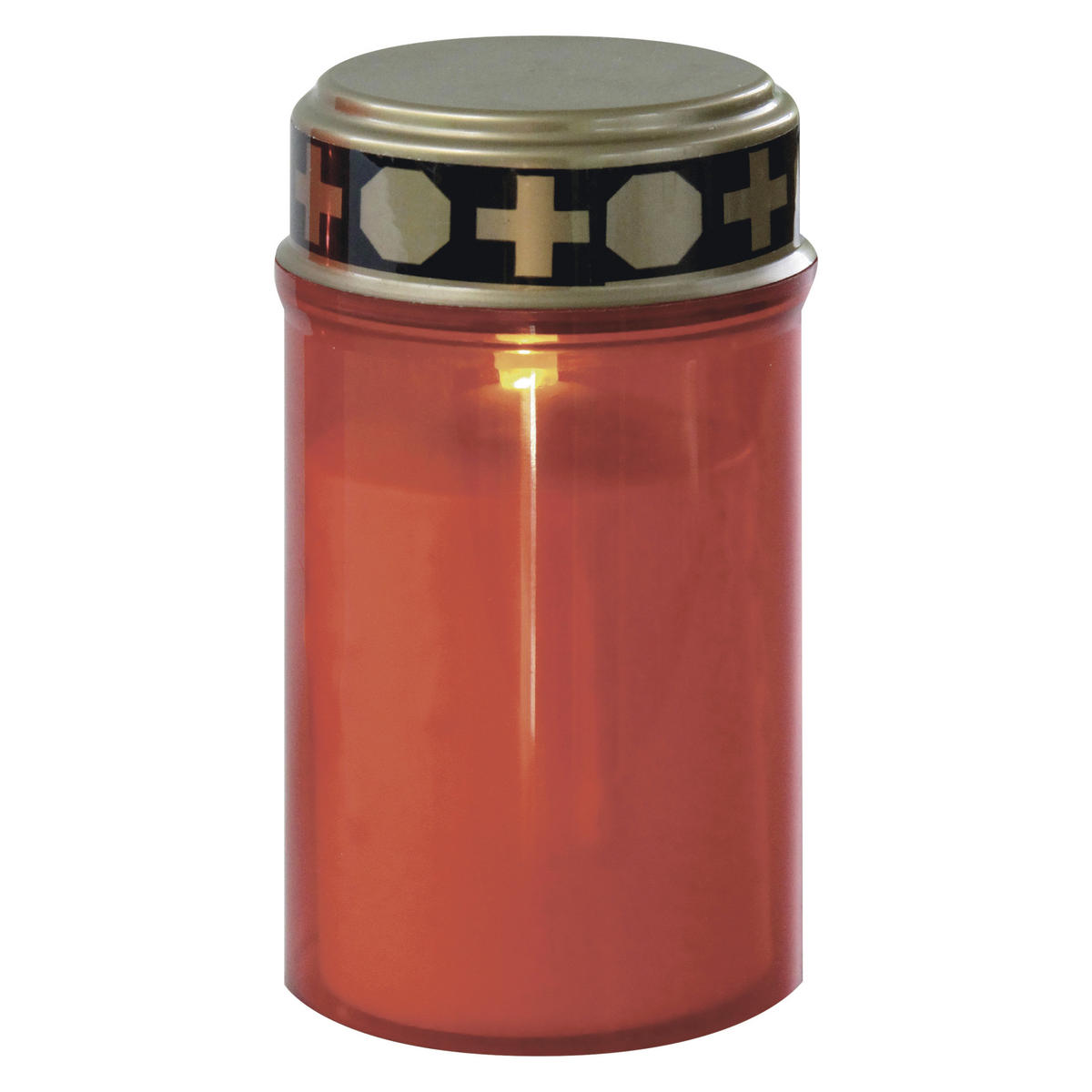 VONKAJŠIE LED SVIETIDLO  - biela/červená, Basics, plast