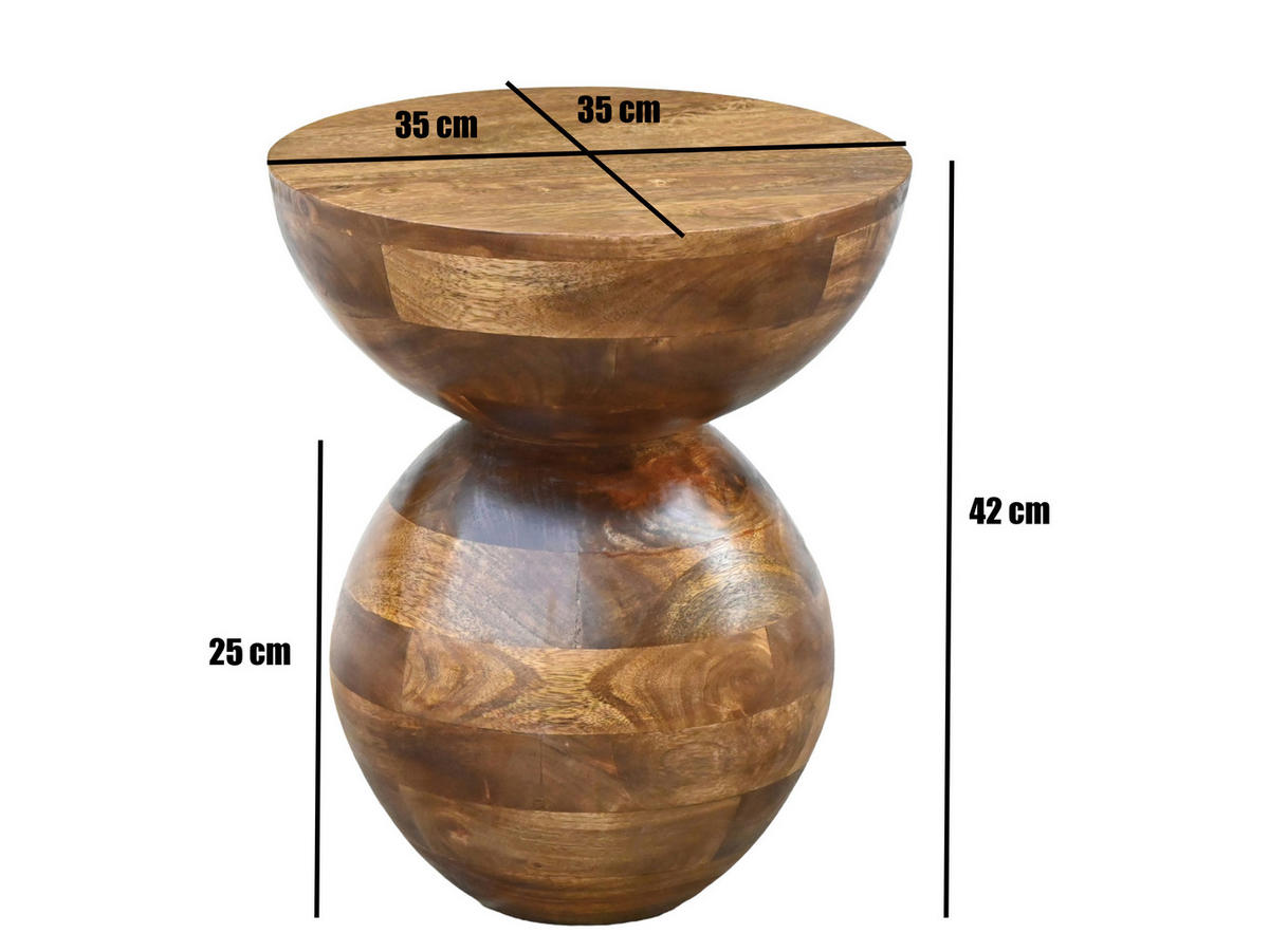  i trä 35/35/42 cm  - naturfärgad, Design, trä (35/35/42cm) - Livetastic