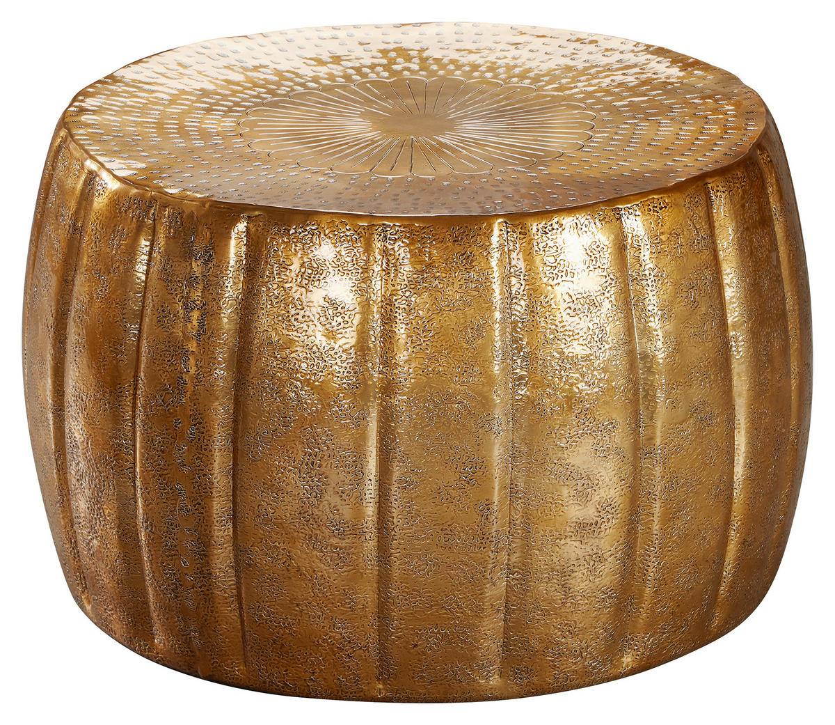 KLUBSKA MIZA, zlate barve  - zlate barve, Trendi, kovina (60/60/36cm) - MID.YOU