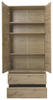 DREHTÜRENSCHRANK 2-türig Eichefarben  - Eichefarben, KONVENTIONELL, Holzwerkstoff (80/191/40cm) - MID.YOU