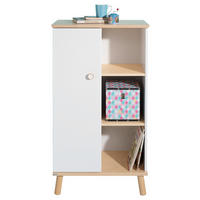 REGAL Birke Weiß, Birkefarben  - Birkefarben/Weiß, Design, Holz/Holzwerkstoff (67,6/121,9/40,3cm) - Paidi