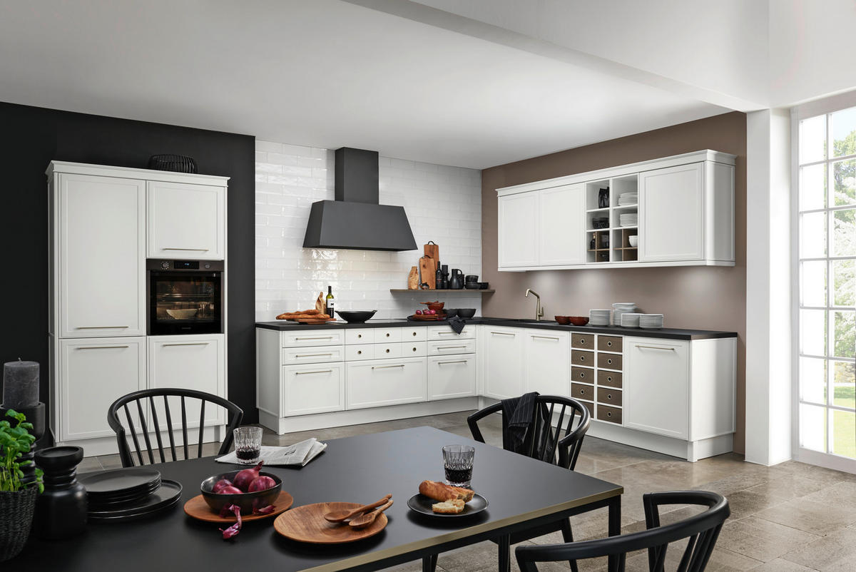 EINBAUKÜCHE TORINO LACK  - Weiß, Design, Holzwerkstoff - Nolte Küchen