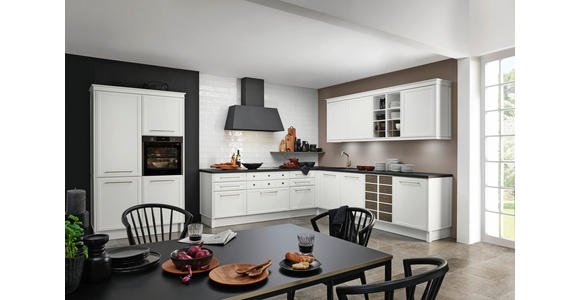 EINBAUKÜCHE - Weiß, Design, Holzwerkstoff - Dieter Knoll