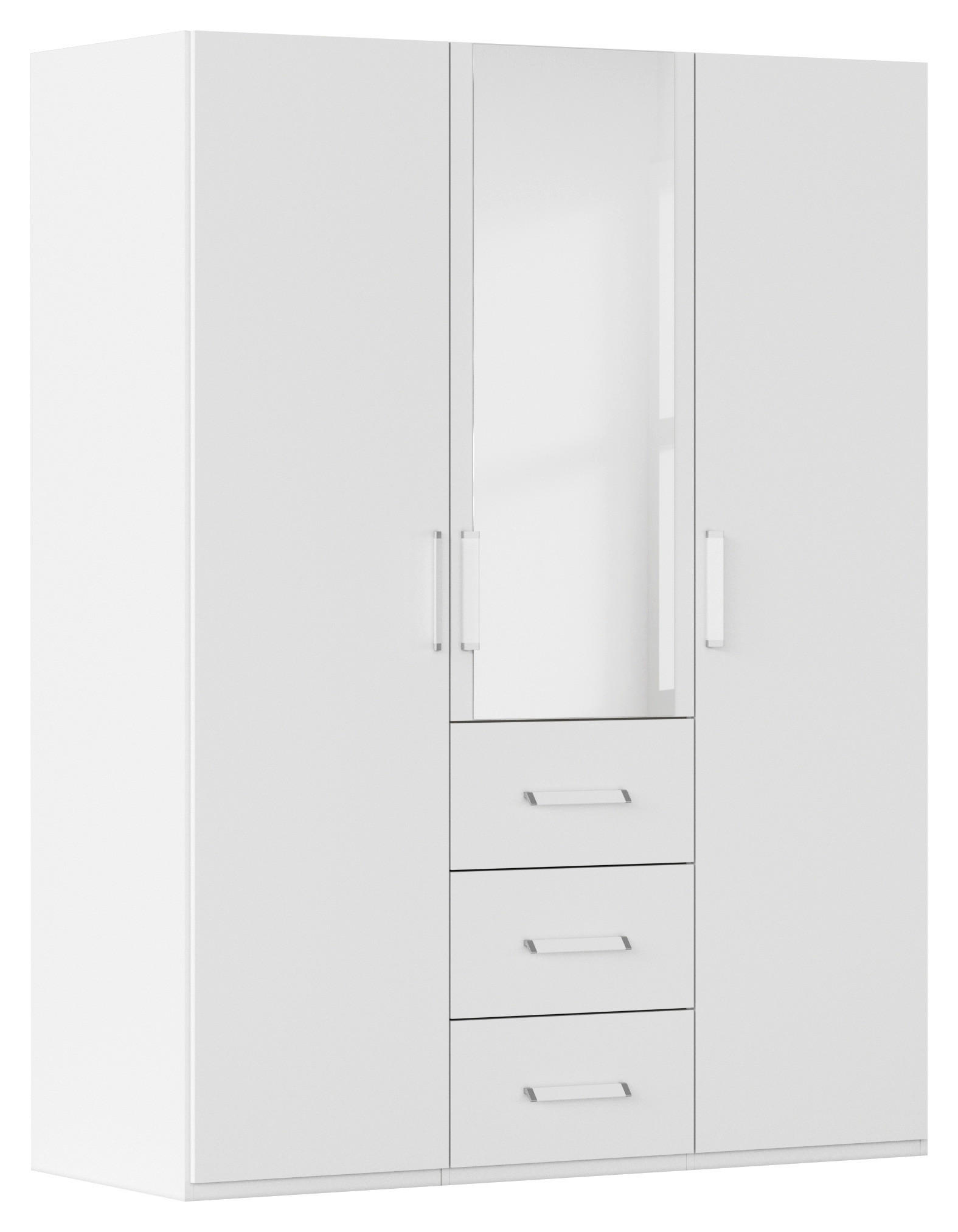 Novel Drehtürenschrank Weiß 151x197x60 cm