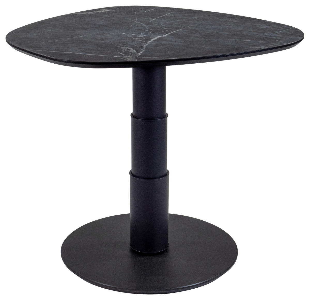 COUCHTISCH in Metall, Holzwerkstoff 80/80/39-76 cm  - Dunkelgrau/Anthrazit, Design, Holzwerkstoff/Metall (80/80/39-76cm) - Venda