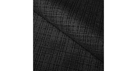 ECKSOFA in Chenille Schwarz  315/180 cm  - Schwarz, MODERN, Kunststoff/Textil (315/180cm) - Hom`in