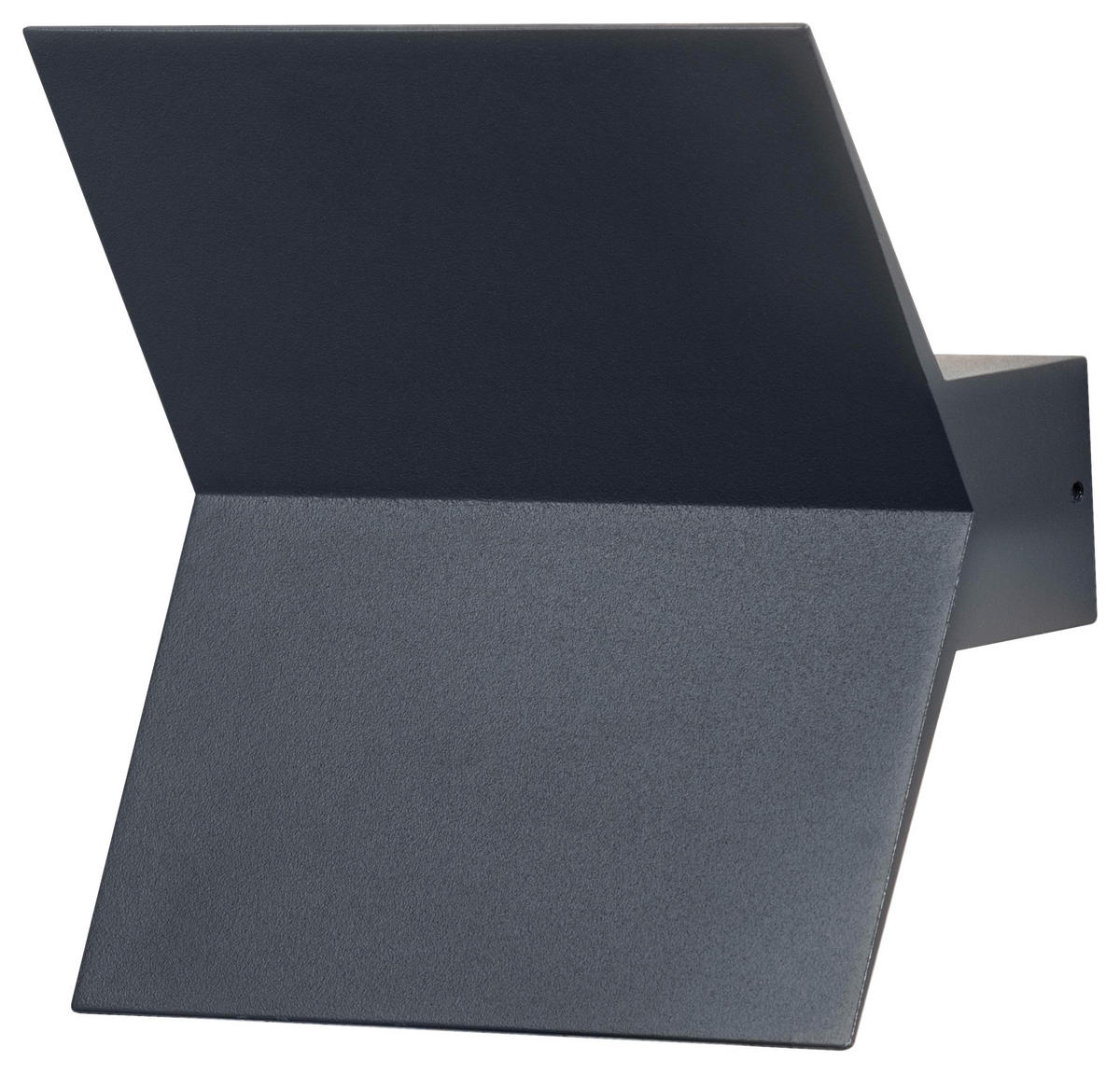 AUßENWANDLEUCHTE 17,7/16,9/8,4 cm   - Dunkelgrau, Basics, Kunststoff/Metall (17,7/16,9/8,4cm) - Ledvance