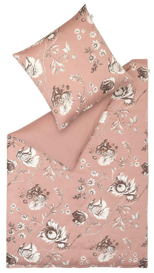 WENDEBETTWÄSCHE SW-Silent Satin 135/200 cm  - Altrosa/Rosa, Basics, Textil (135/200cm) - Schöner Wohnen