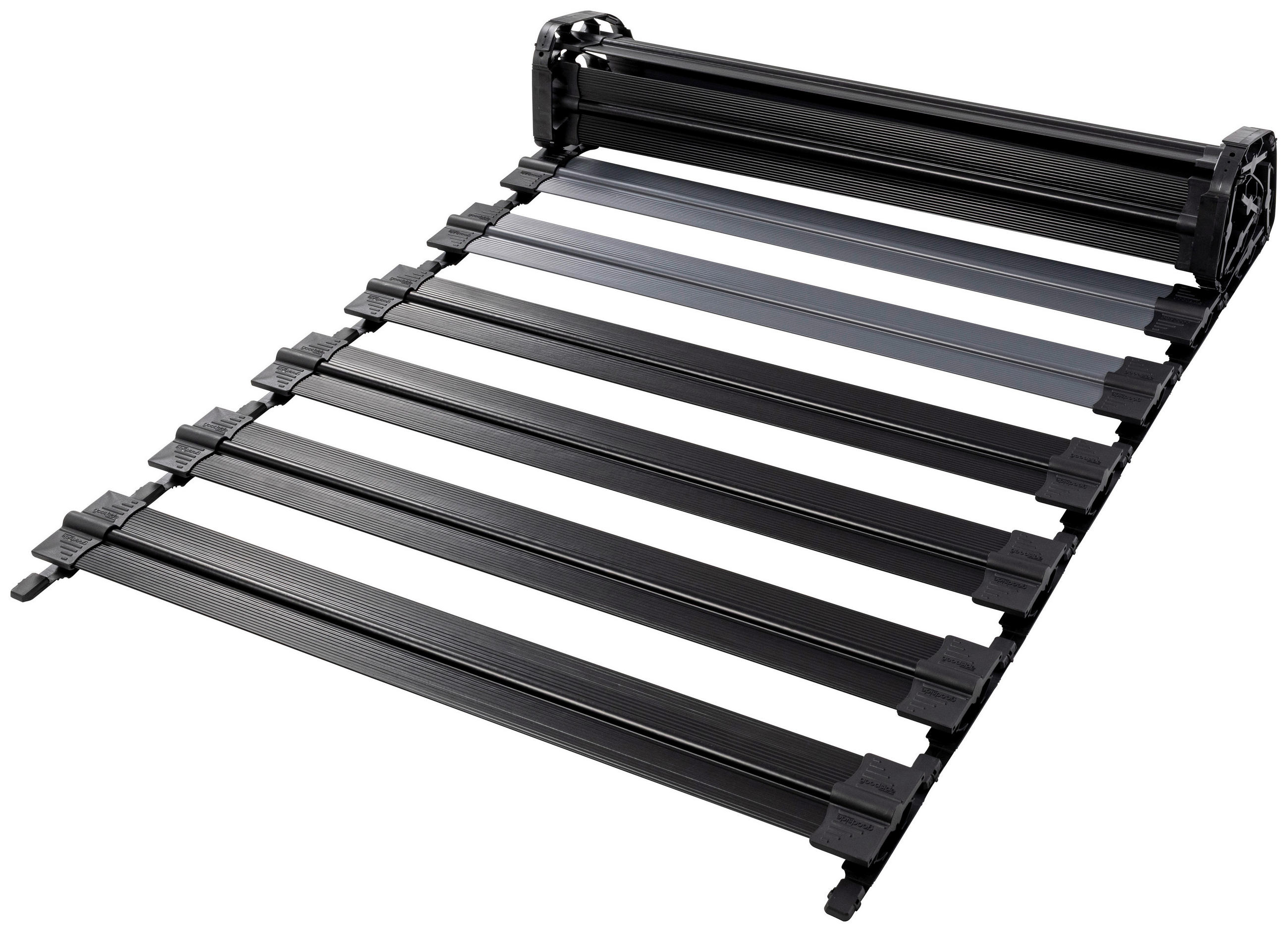 ROLLROST 90/200 cm  - Schwarz/Grau, Basics, Kunststoff (90/200cm) - Boxxx