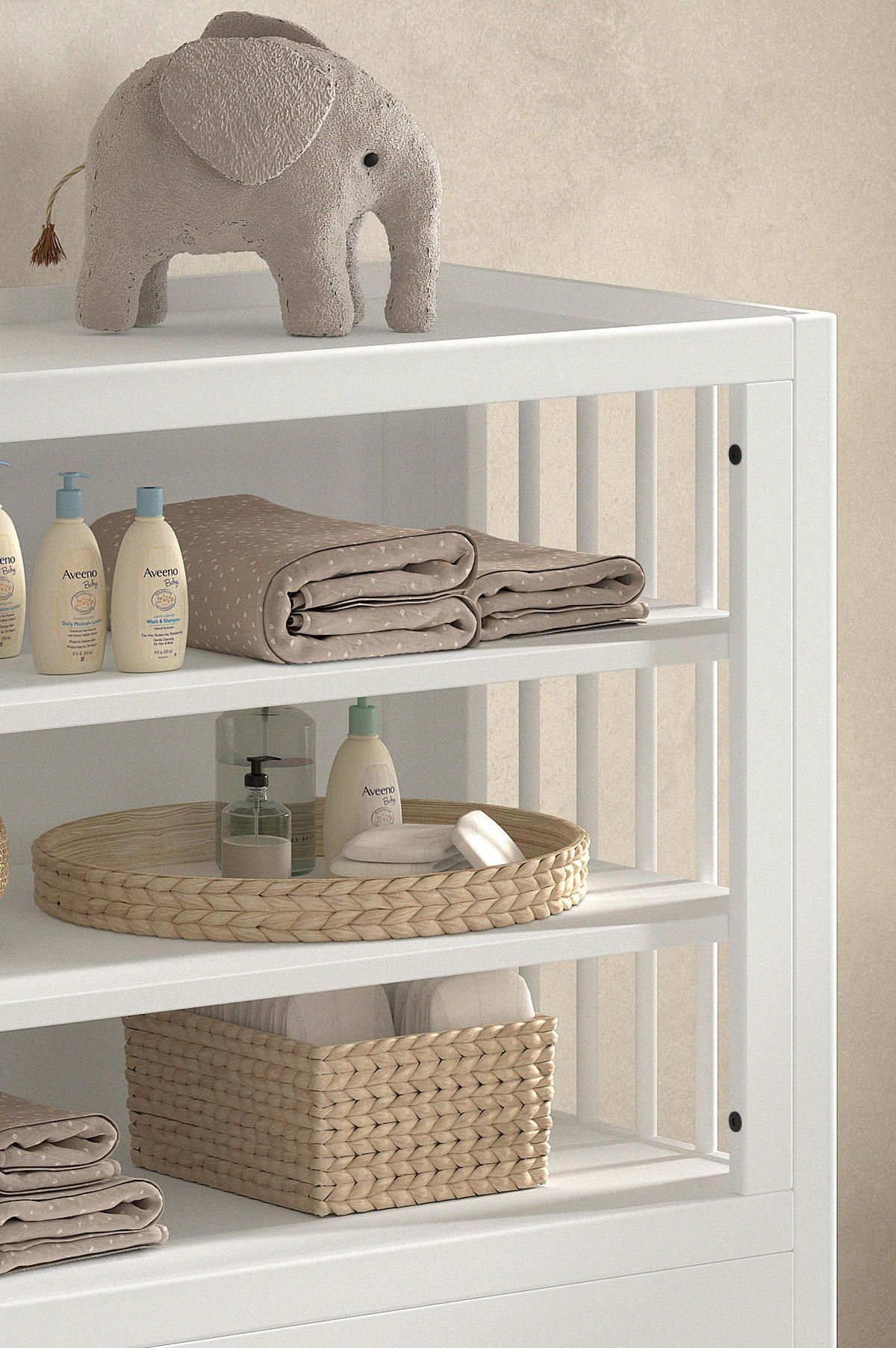 WICKELTISCH - Weiß, MODERN, Holz (100/95/55cm) - MID.YOU