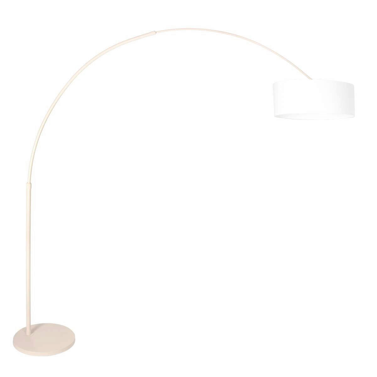STEHLEUCHTE SPARKELD LIGHT 50/240/230 cm  - Creme/Weiß, Trend, Textil/Metall (50/240/230cm)