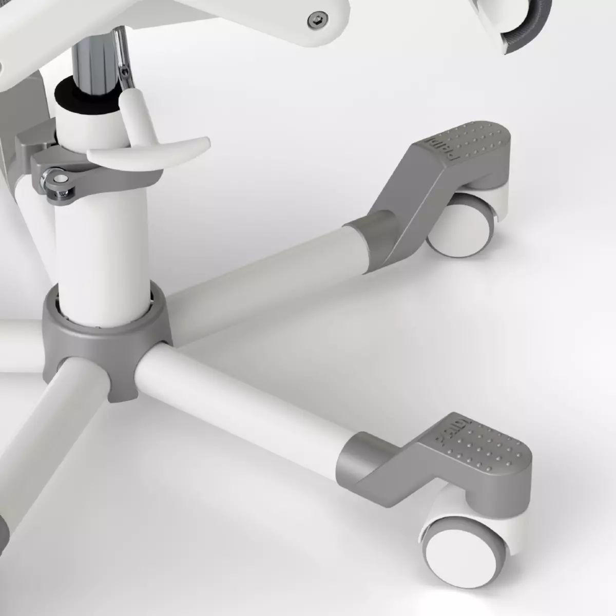 SCAUN ROTATIV PENTRU TINERET - verde deschis/argintiu, Basics, plastic/textil (54/86-100/54cm) - Paidi