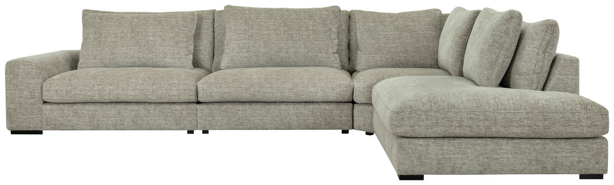 SOFFA i trä, metall, textil silver  - silver/wengefärgad, Design, metall/trä (373/85/259cm) - Welnova