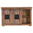 SIDEBOARD  in 145/85/45 cm  - Schwarz/Naturfarben, KONVENTIONELL, Holz/Holzwerkstoff (145/85/45cm) - Landscape