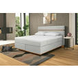 BOXSPRINGBETT 180/200 cm  in Silberfarben  - Eichefarben/Silberfarben, Natur, Holz/Textil (180/200cm) - Linea Natura