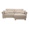 HÖRNSOFFA i cremefärgad  - cremefärgad, Modern, trämaterial/trä (255/185cm) - MID.YOU