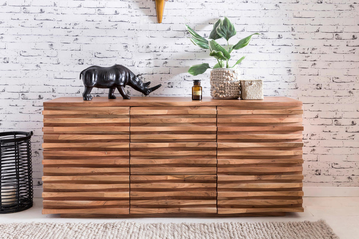 SIDEBOARD 160/75/43 cm  - Akaziefarben, Design, Holz (160/75/43cm) - MID.YOU