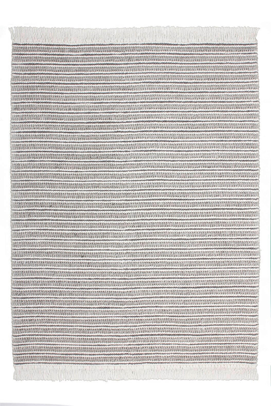 WEBTEPPICH 80/150 cm  - Naturfarben/Grau, Basics, Textil (80/150cm) - Novel