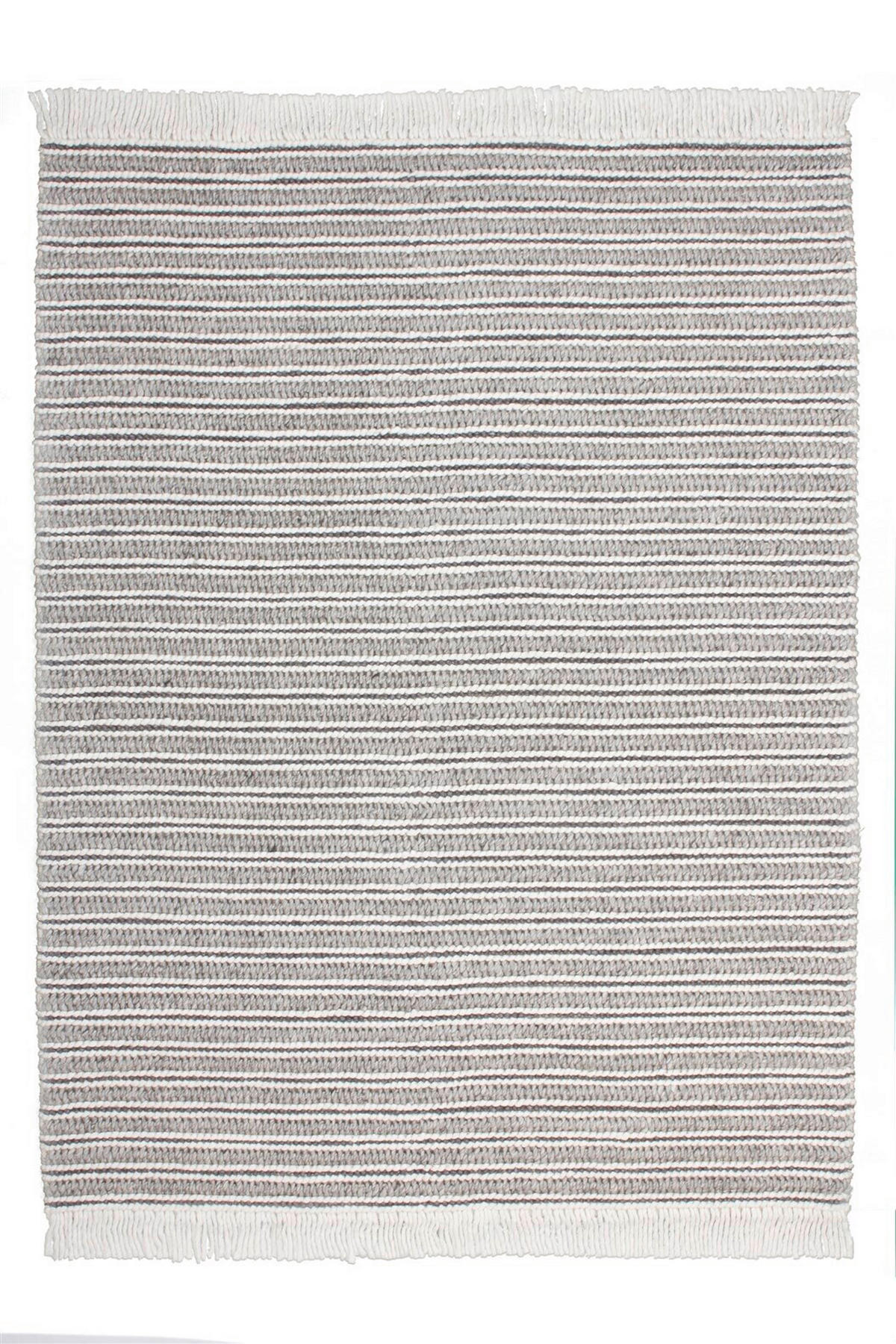 WEBTEPPICH 80/150 cm  - Naturfarben/Grau, Basics, Textil (80/150cm) - Novel