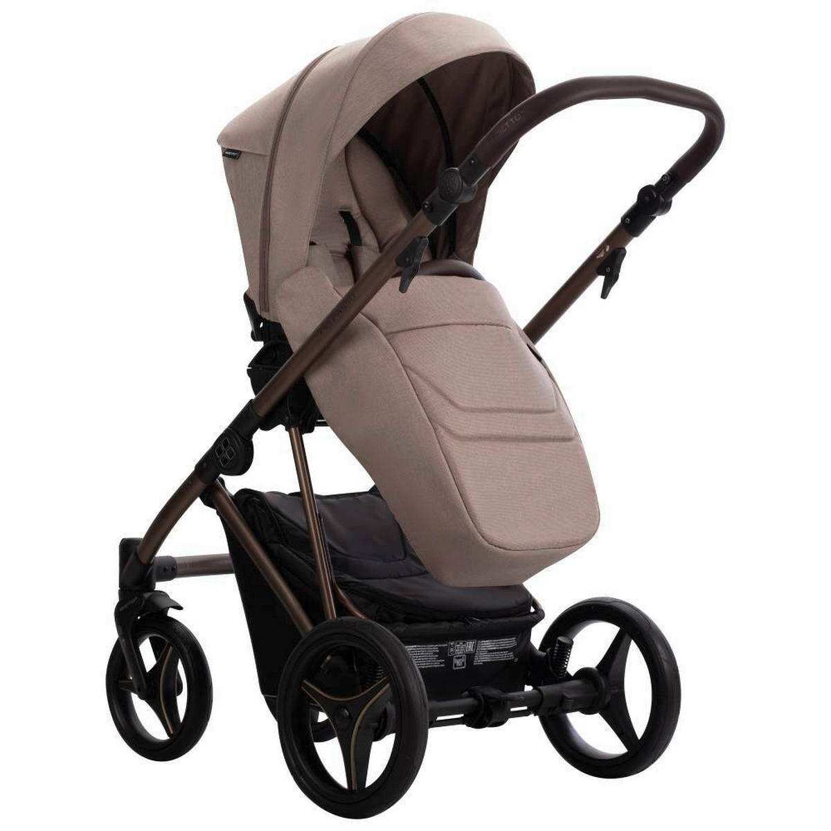 DJEČJA KOLICA   - bež/mokka, Basics, metal/tekstil (99cm) - Bebetto
