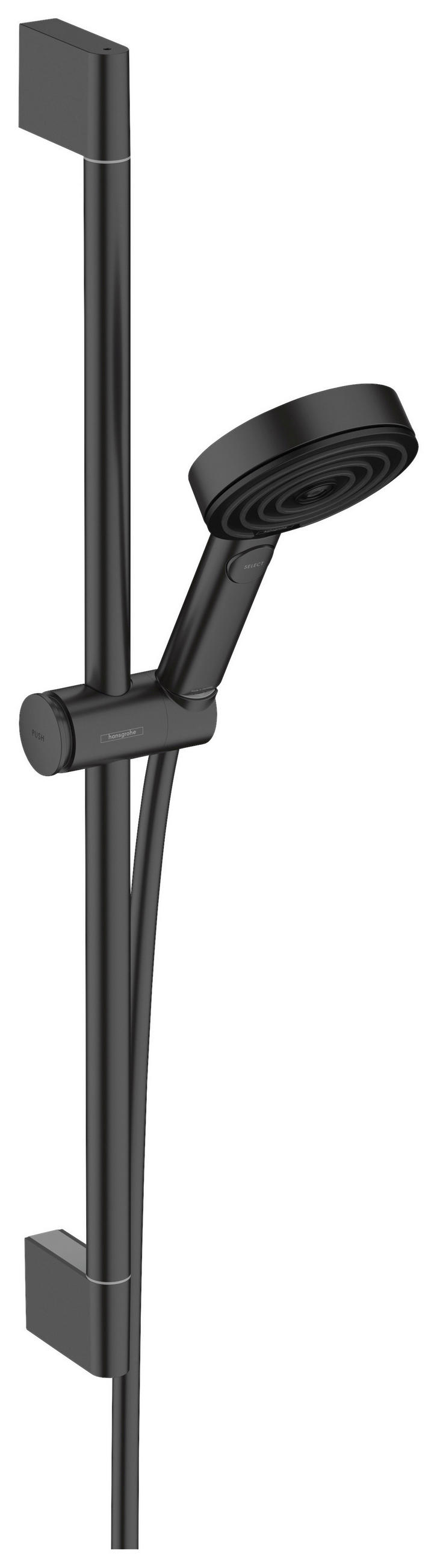 Brausegarnitur Pulsify Schwarz 3-Fach verstellbar