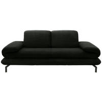 2-SITZER-SOFA Webstoff Dunkelgrün  - Dunkelgrün/Schwarz, Design, Textil/Metall (204 (264)/83 (110)/98cm) - LOOKS by W.Joop