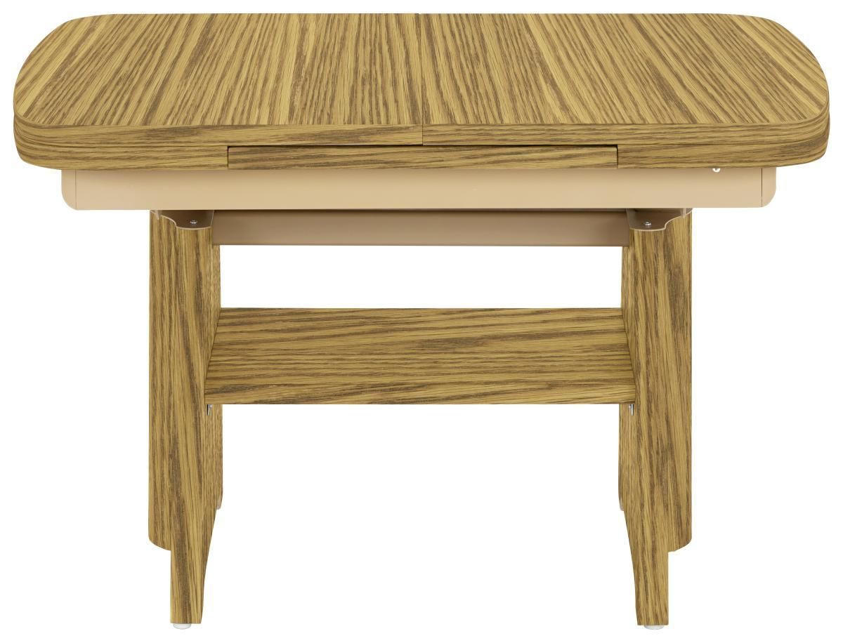 COUCHTISCH Eiche furniert 90-130,5/65/56-75 cm rechteckig Eichefarben  - Eichefarben, KONVENTIONELL, Holz (90-130,5/65/56-75cm) - Venda