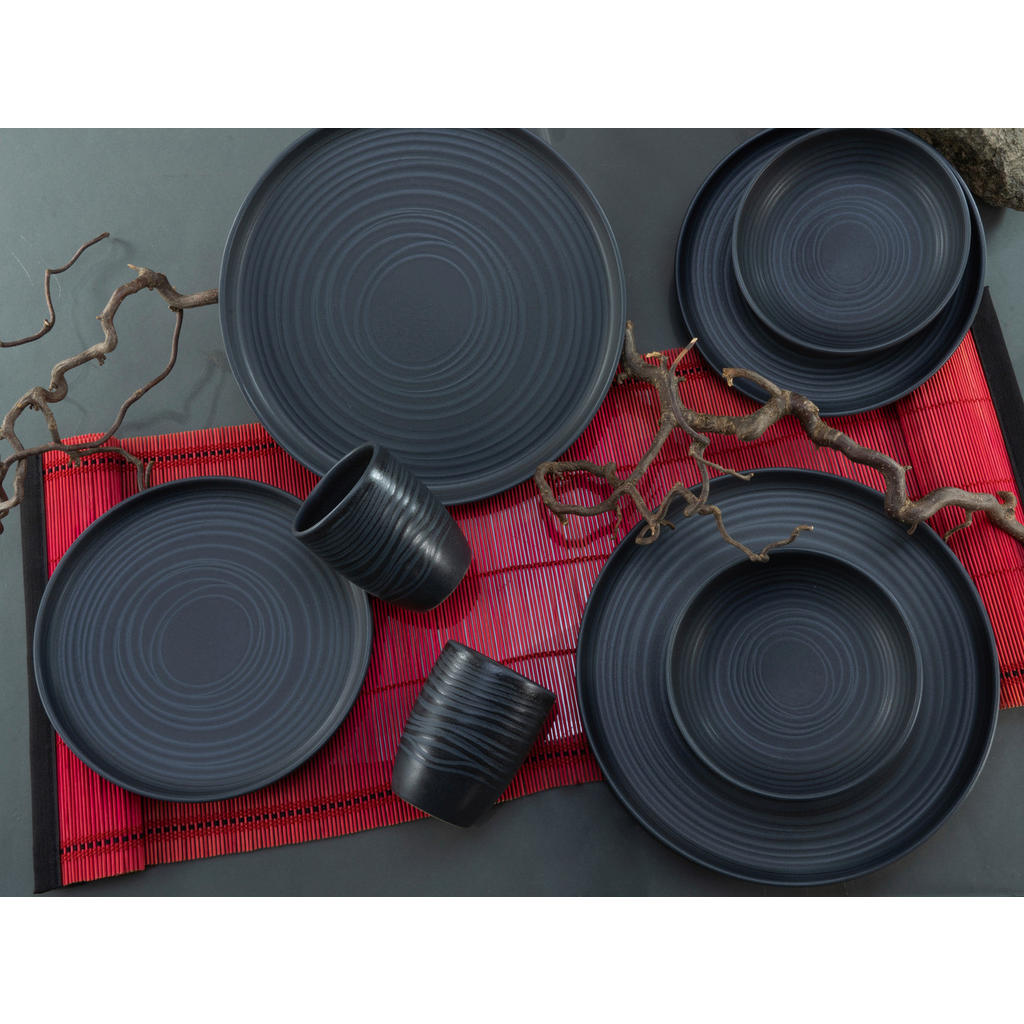 Thumbnail - Creatable Kombiservice, Anthrazit, Keramik, 16-teilig, 300 ml,15 ml, Essen & Trinken, Geschirr, Geschirr-Sets, Kombiserv...