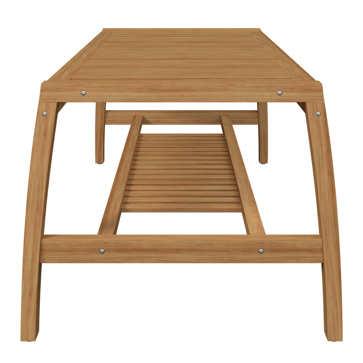 LOUNGEGARNITUR Teakholz Hartholz  - Beige/Naturfarben, Natur, Holz/Textil (138/73/71cm) - Ambia Garden