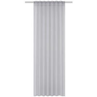 FERTIGVORHANG halbtransparent  - Grau, Basics, Textil (140/245cm)