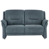 2,5-SITZER in Mikrofaser Blau  - Blau/Beige, Konventionell, Textil/Metall (172/100/89cm) - Beldomo Comfort