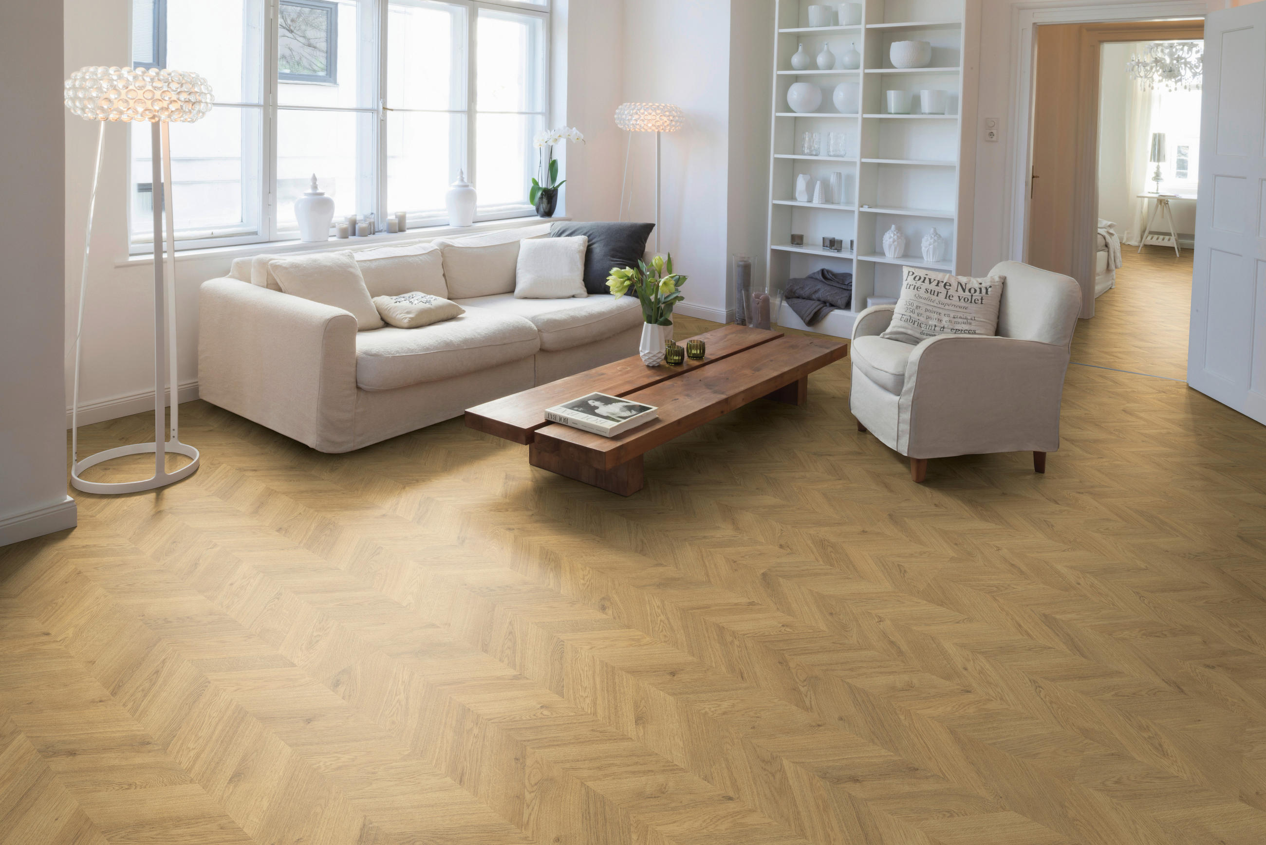 LAMINATBODEN Weinburg Eiche EGGER Nature Sense  per  m² - Hellbraun/Eichefarben, KONVENTIONELL, Holzwerkstoff (129.2/32.7/0.8cm) - Egger Holzwerkstoffe