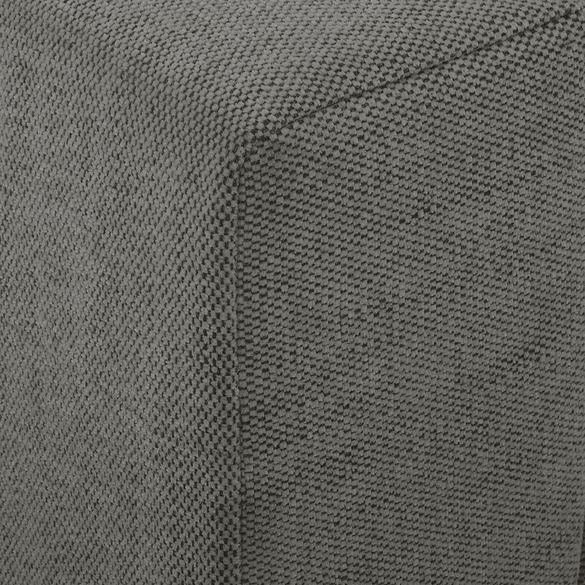 WOHNLANDSCHAFT in Flachgewebe Grau  - Buchefarben/Schwarz, Konventionell, Holz/Kunststoff (283/371/208cm) - Livetastic