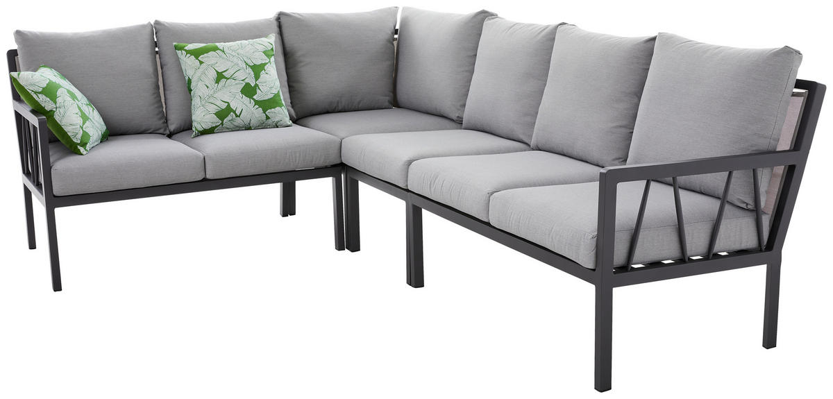 MOBILIER TERASĂ ȘI LOUNGE  197/254 cm   - antracit/gri, Design, metal (197/254cm) - Amatio