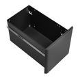 ROLLCONTAINER 30/59,2/50 cm  - Schwarz, KONVENTIONELL, Kunststoff/Metall (30/59,2/50cm) - Novel