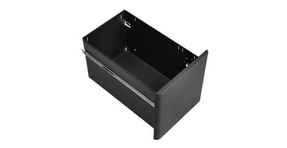 ROLLCONTAINER 30/59,2/50 cm  - Schwarz, KONVENTIONELL, Kunststoff/Metall (30/59,2/50cm) - Novel