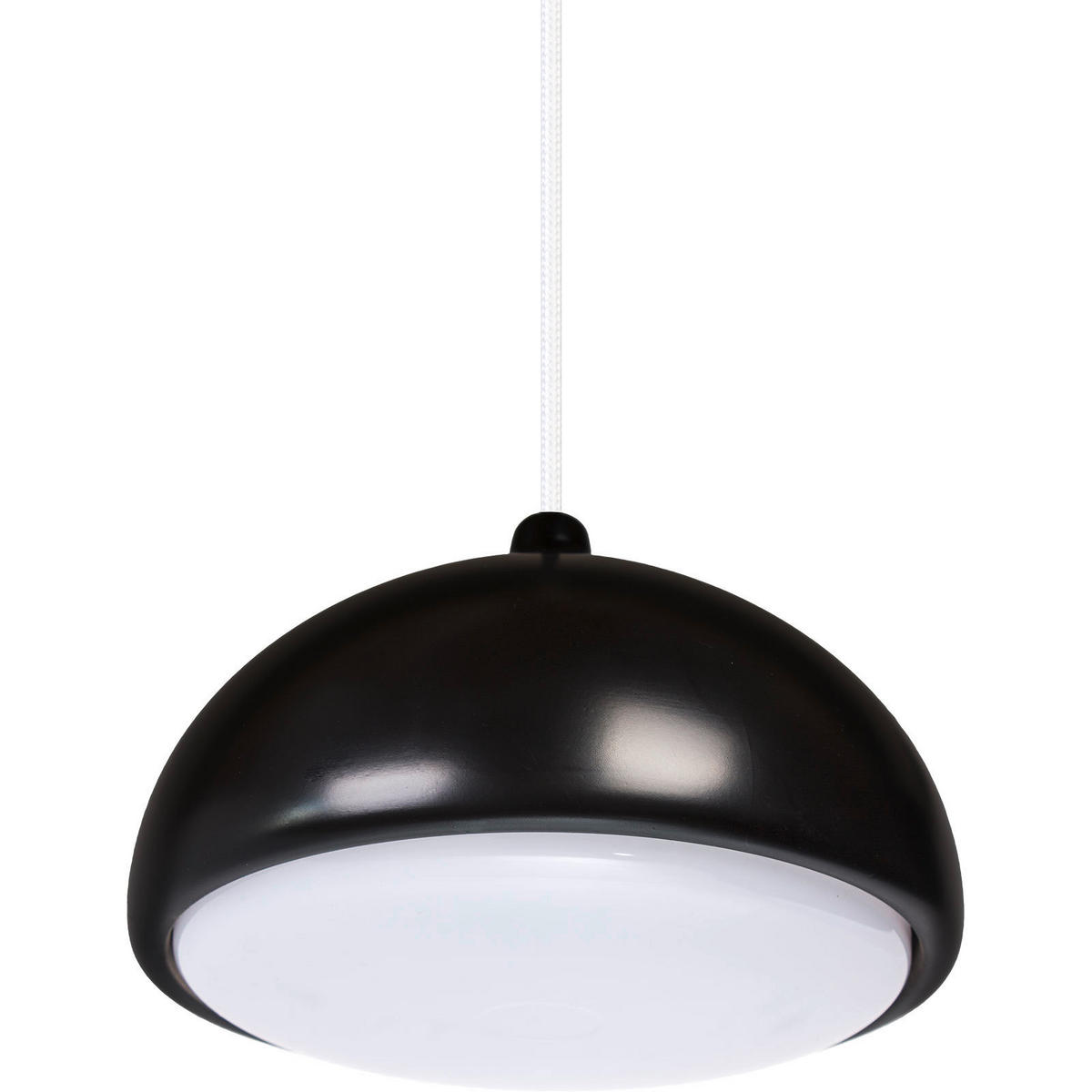 ZÁVĚSNÉ SVÍTIDLO, 22,5/90-140 cm  - bílá/černá, Design, dřevo (22,5/90-140cm)