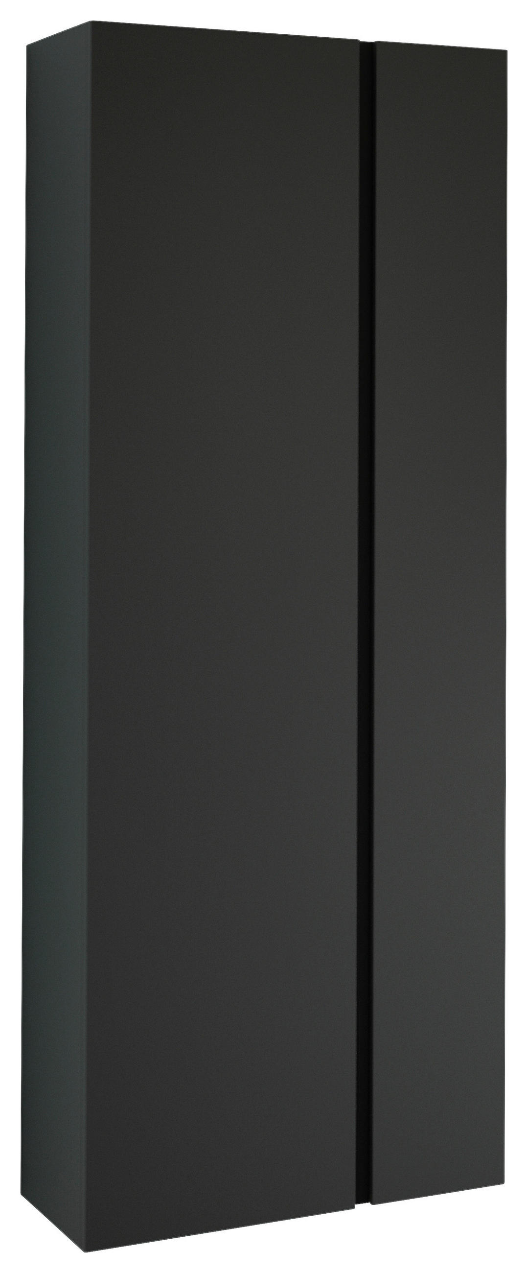 GARDEROBENSCHRANK Gardasee 60/165/33 cm  - Anthrazit, Design, Holzwerkstoff (60/165/33cm) - Moderano