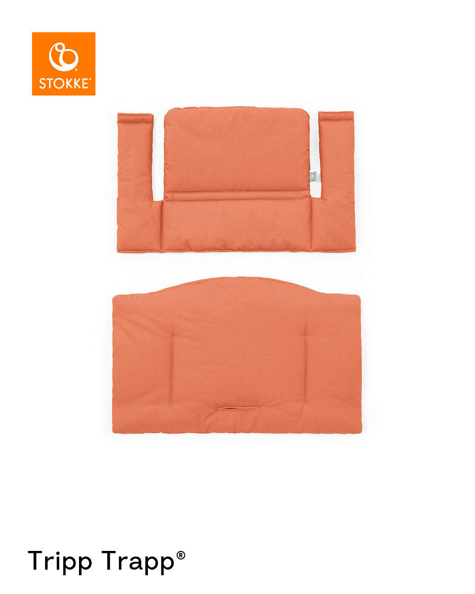 HOCHSTUHLEINLAGE Tripp Trapp  - Terracotta, Basics, Textil (2/25/42cm) - Stokke