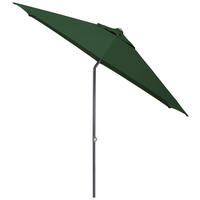 SONNENSCHIRM 300 cm Grün  - Anthrazit/Grün, Basics, Textil/Metall (300cm) - Kettler